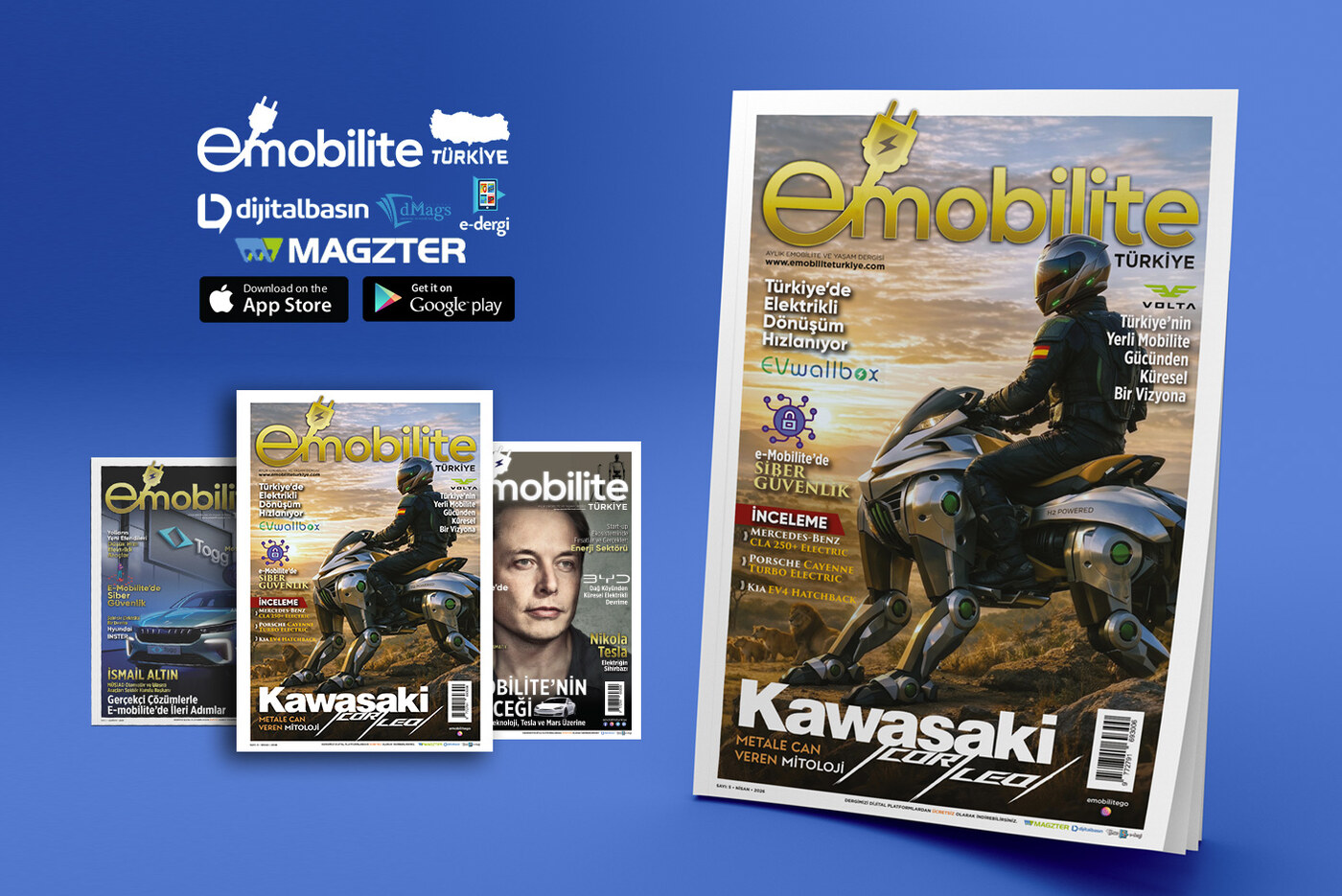 e-Mobilite Türkiye Dergisi kapağı